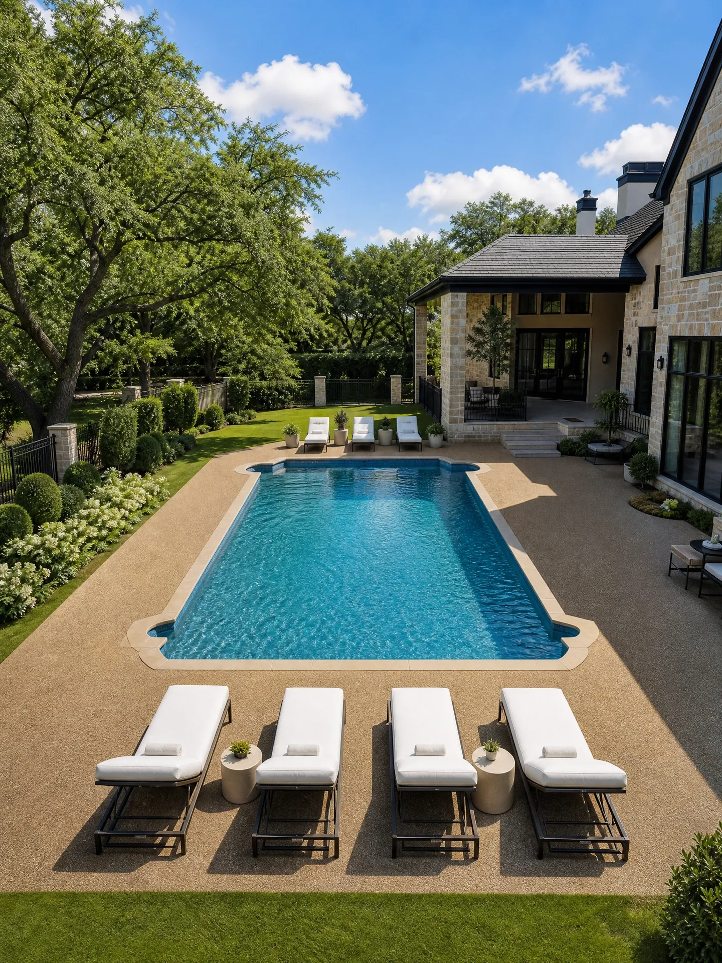 Rubcorp rubber pool deck surfacing
