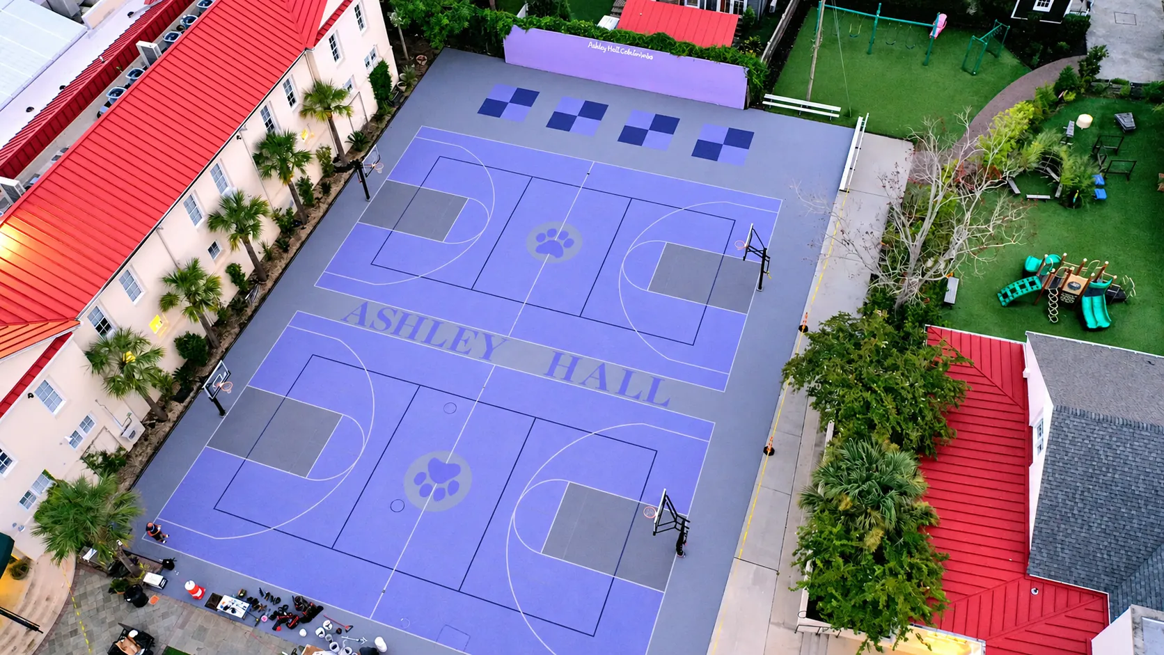 Commercial Courts installation in Dallas-Fort Worth, Texas