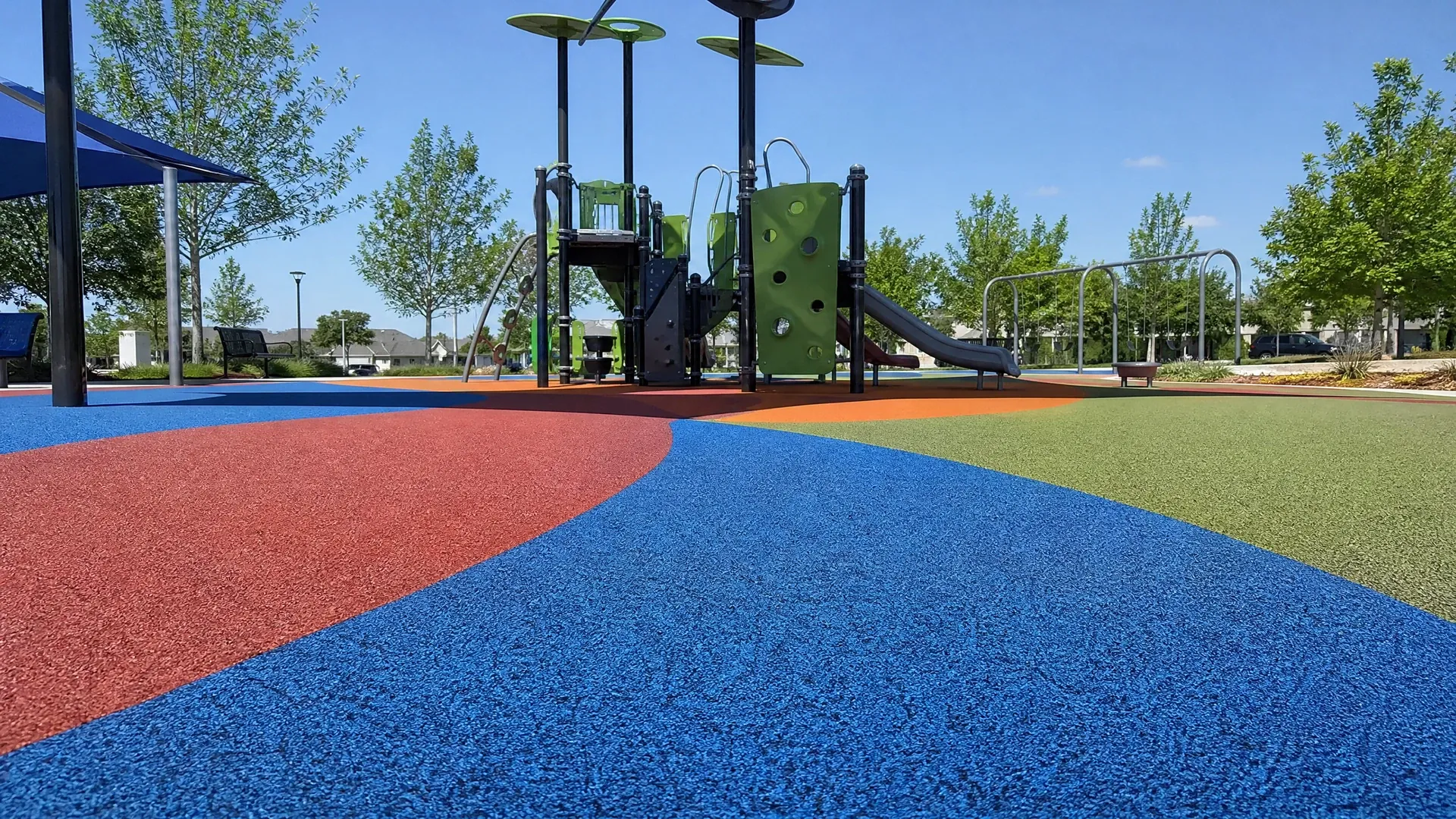 Premium Rubber Surfacing installation in Dallas-Fort Worth, Texas