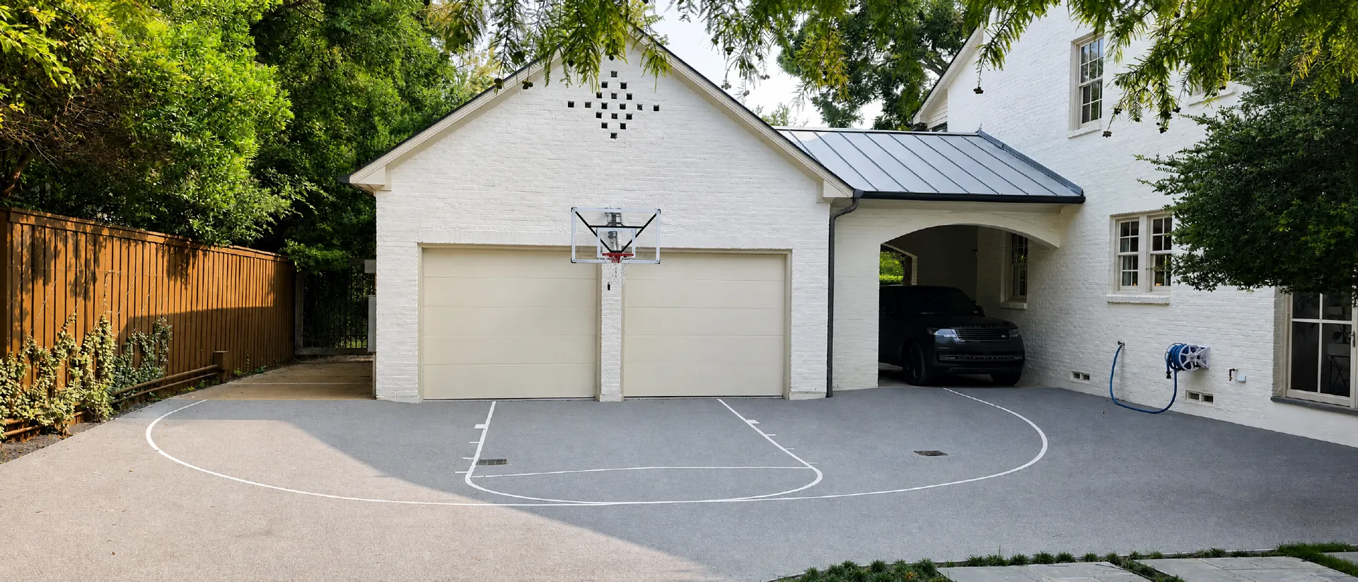 Rubcorp driveway court installation